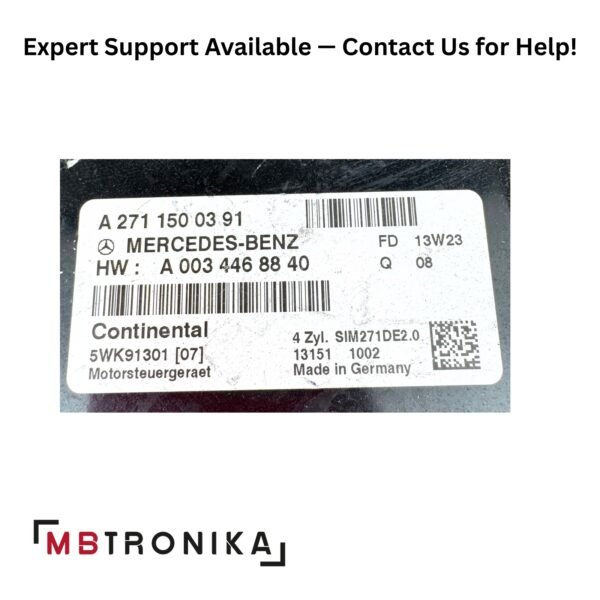 Mercedes ECU A2711500391 Genuine Pre-Owned - Image 3