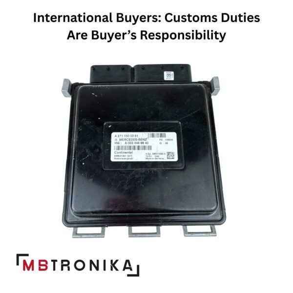 Mercedes ECU A2711500391 Genuine Pre-Owned - Image 9