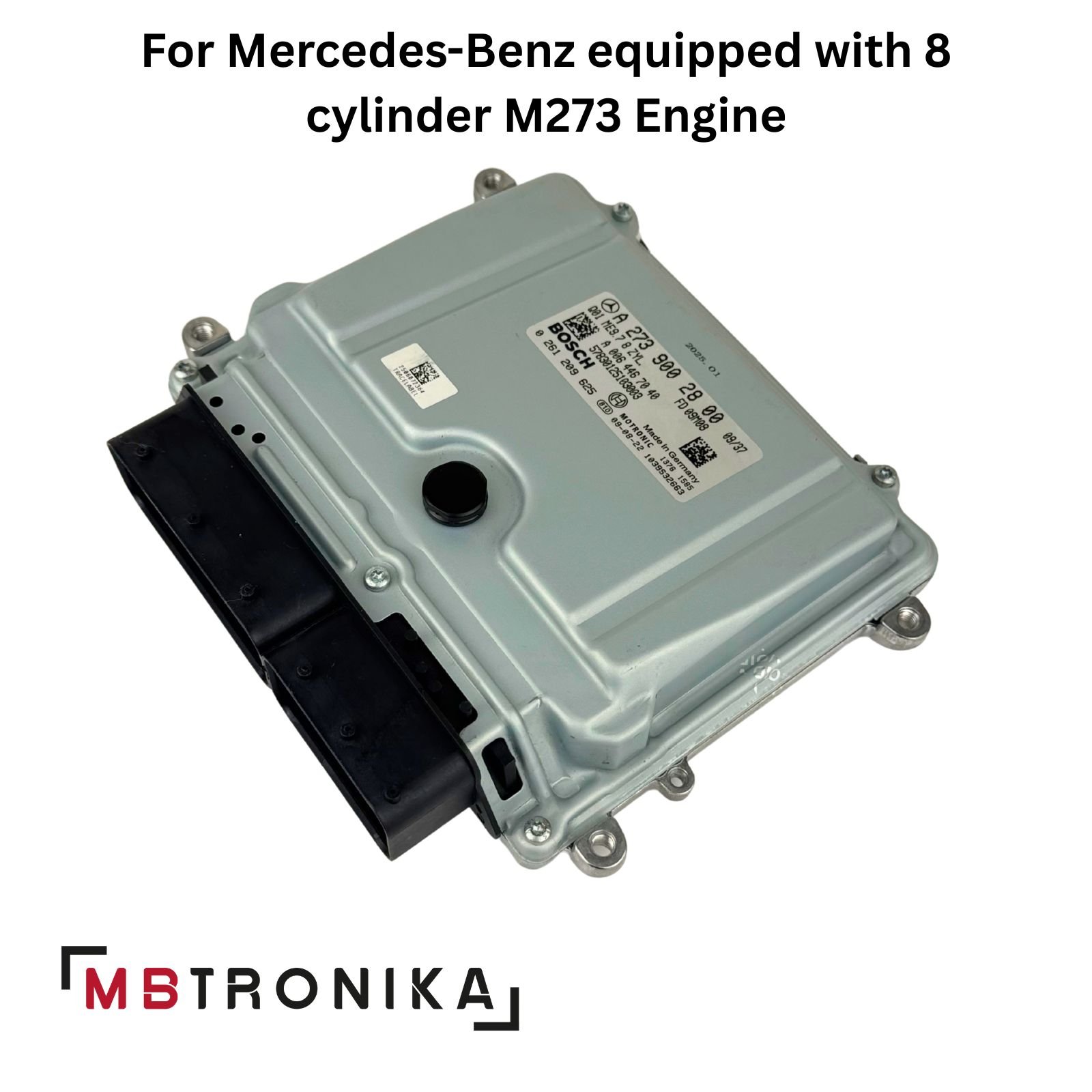 Engine Control Unit ECU for Mercedes V8 M273 equipped 4.7L 5.5L many models NEW