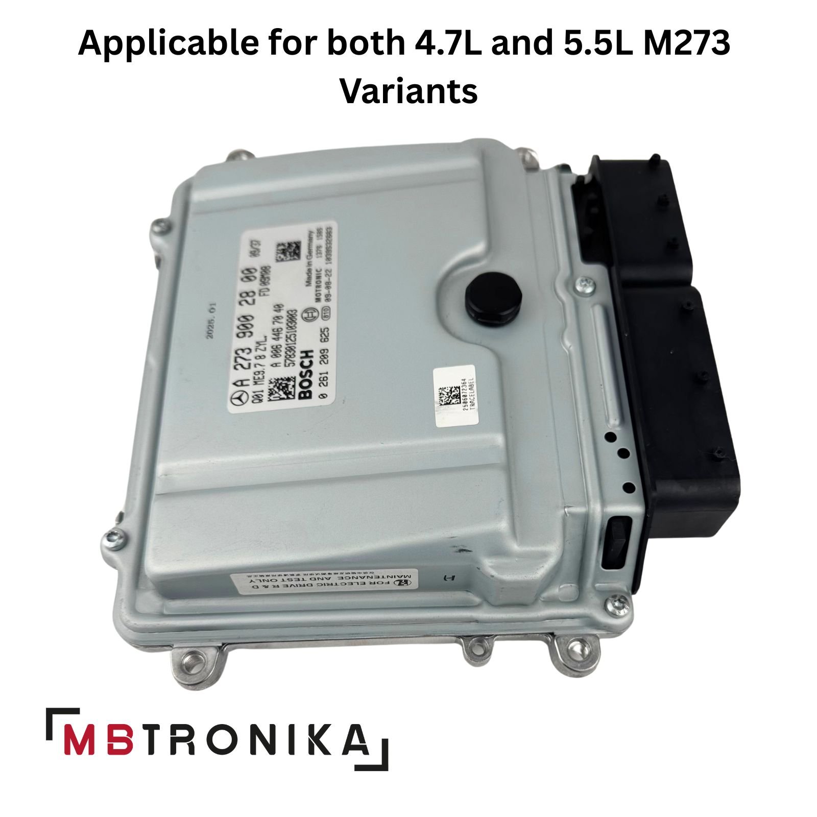 Engine Control Unit ECU for Mercedes V8 M273 equipped 4.7L 5.5L many models NEW - Image 4
